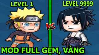 Học Viện Ninja Mod Full Gem 88888 - Naruto Chibi Vs Sasuke - Top Game - Thành EJ