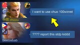 PRANK NOOB CHOU IN RANKED! (then showing my real winrate🤣)