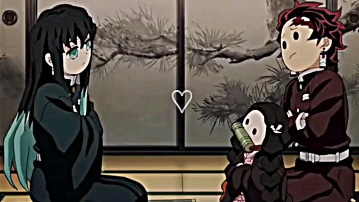 Nezuko & muichiro moment kawaii 🤧