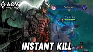 AOV : KAINE GAMEPLAY | INSTANT KILL - ARENA OF VALOR LIÊNQUÂNMOBILE ROV COT