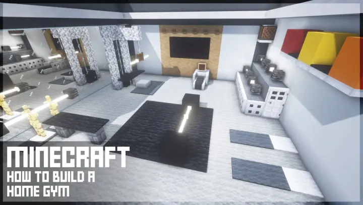 Minecraft Modern Room Tutorial Interior 2 Bilibili
