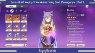 Part 2 | Bahas Build Keqing!!! Karakrater Yang Sakit Damagenya - Genshin Impact Indonesia