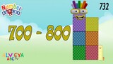 Count 700 - 800 with Numberblocks - Fun way to Counting Numbers
