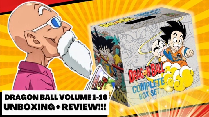 Dragon Ball - Volume 1-16 Manga Box set Unboxing