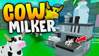 UPDATE* Industrial Milker in Roblox Islands (Skyblock)