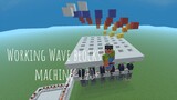 How to make Working wave ðŸŒŠ block machine in Minecraft