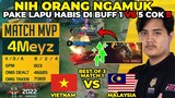 WAH UD GILA 1 VS 5 MENANG ‼️ LAPU2 ABIS DI BUFF JADI SEGILA NI YA ⁉️ IESF MALAYSIA VS VIETNAM GAME 1