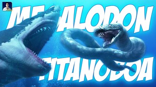 NẾU CÁ MẬP MEGALODON CHIẾN ĐẤU VỚI TRĂN KHỔNG LỒ TITANOBOA THÌ SAO?