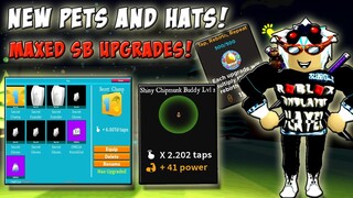 HATCHED 6 SECRET🥚🥚PETS🥚🥚 IN GAME AND GOT NEW HATS IN TAPPING SIMULATOR LATEST UPDATE