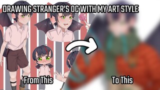 DRAWING DORAKO - ORIGINAL CHARACTER @NTSR_COO  [TIMELAPSE NO COMMENTARY]