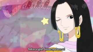 Ketika para anggota kru terkejut luffy berteman dengan shichibukai Boa Hancock |