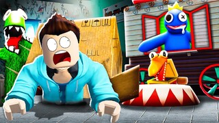 CAN WE ESCAPE ROBLOX RAINBOW FRIENDS STORY 😱( HORROR )