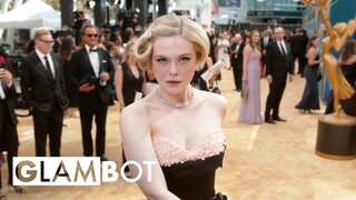 Elle Fanning GLAMBOT: BTS at 2022 Emmys | E! Insider