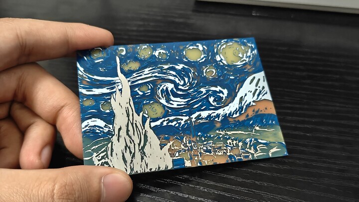 Starry sky, PCB replica