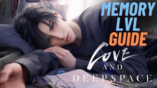 Love and Deepspace Memory Leveling Guide