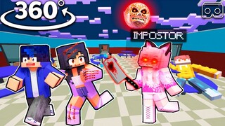 APHMAU saving friends from KAWAII CHAN Impostor - Minecraft 360°