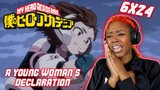 My Hero Academia 6x24 | A Young Woman's Declaration | REACTION/REVIEW