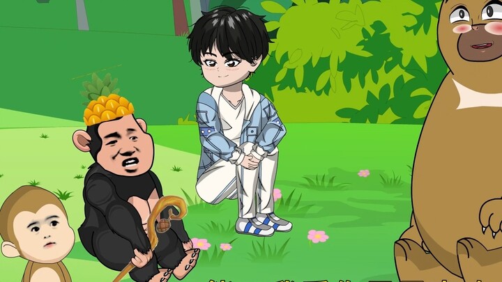 แอปเปิ้ลลูกหนึ่งร่วงลงมาจากต้นไม้ ทันทีที่ชายคนนั้นกัดเข้าไป ต้นแอปเปิ้ลก็เริ่มพูดได้