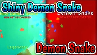 😱TOP 3 PLAYERS HATCHED *SHINY* DEMON SNAKE & DEMON SNAKE!🍀ROBLOX BUBBLEGUM SIMULATOR!!😲