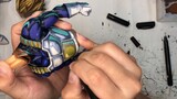 Sharing the whole process of Vegeta's two-dimensional painting SMSP