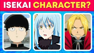 WHICH IS THE ISEKAI CHARACTER❓Anime Easy Quiz