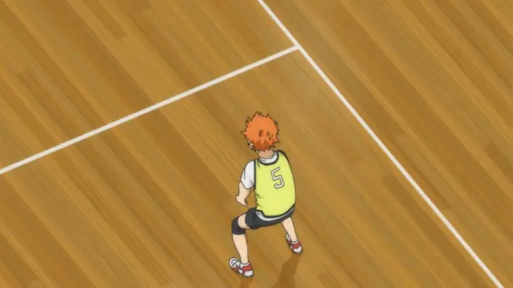 [Volleyball Boys] Hyuga was smashed by the ball and was about to be laughed at