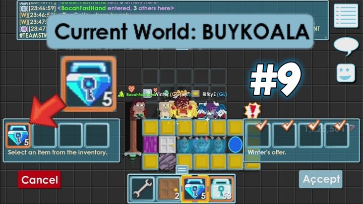 BUYING AND SELLING WORLDS #9 | EZ BGLS | GROWTOPIA