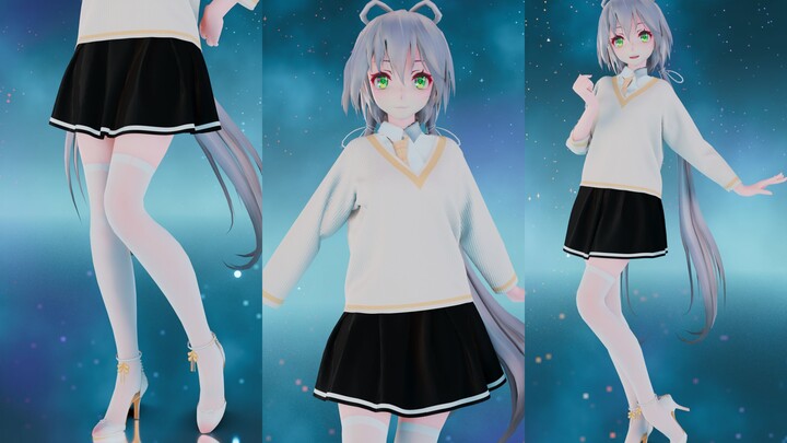 [Vertical screen] "Summer is coming to an end" - summer time [MMD/Luo Tianyi]