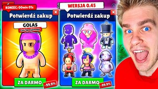 Kupiłem ⚠️ *KAŻDY* NOWY SKIN 🤑 z WERSJI 0.45 ✅ (COŚ SPECJALNEGO) 🚫 JEDYNY w POLSCE w Stumble Guys!