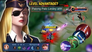 COUNTER WANWAN!! NEW REVAMP LESLEY + HACK DAMAGE BUILD | TOP GLOBAL LESLEY - MLBB