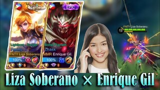 Liza Soberano kaduo si Enrique Gil😂 | Top Global Fanny by SirJhaz ML | MLBB