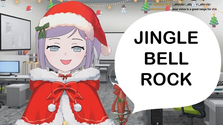 Elthea sings Jingle Bell Rock