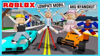 Aku Dan Adiku Lompat Tinggi Melewati Rumah Di Roblox Brookhaven ft @Shasyaalala