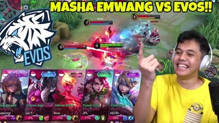 Di Saat MASHA EMWANG MENGACAK2 EVOS SG!! Ampe Bingung Mereka!! - Mobile Legends