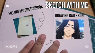 Mengenang Baji - kun  | Sketch with me✍️
