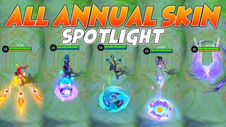 MLBB All Annual Skin Spotlight 2018 to 2022