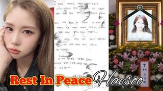 Trot Singer HaeSoo PASSES AWAY at the age of 29. Su*c*de note WAS FOUND!