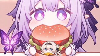 Burger kunang-kunang yang lucu