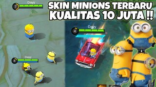 NYOBAIN SKIN ANEH MINIONS MOBILE LEGENDS! SUMPAH MIRIP BANGET! 10 JUTA JUGA GW BELI