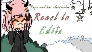 Anya and her classmates react to edits!🌼