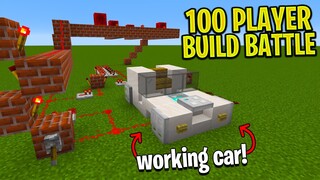 Minecraft: 100 Player REDSTONE Build Competition