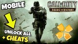 Call of Duty Roads To Victory for Android Mobile | Unlock All Cheats | Ppsspp Offline | Tagalog