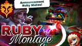 Announcement Ruby Mates | it's about R1 Tournament | Ruby Montage | Mobile Legend