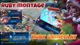 RUBY Montage and RUBY Rank Gameplay | My 4,999 - 5,000 matches RUBY | Mobile Legend