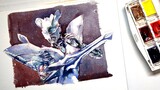 Draw An Ultraman with 6 Colors-Ultimate Shining Ultraman Zero「Special Record of Watercolor」