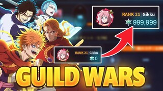 HOW TO MAXIMIZE YOUR POINTS IN GUILD WARS! GUILD WARS EXPLAINED! | Black Clover Mobile