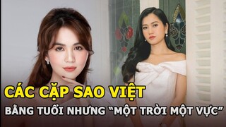 Ngọc Trinh – Lâm Vỹ Dạ và các cặp sao Việt bằng tuổi nhưng nhan sắc “một trời một vực”