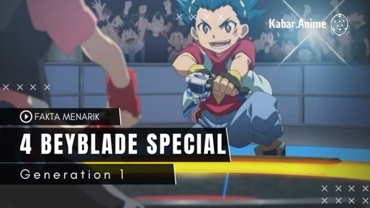 berikut ini 4 Beyblade Spesial Generasi Pertama