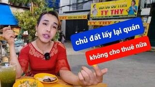 Ty Thy bị chủ đất lấy lại quán, không cho thuê nữa - Ty Thy Vlog Gỏi đu đủ