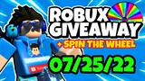 *NEW* WINNER For ROBUX GIVEAWAY In SPIN THE WHEEL 07/25/22